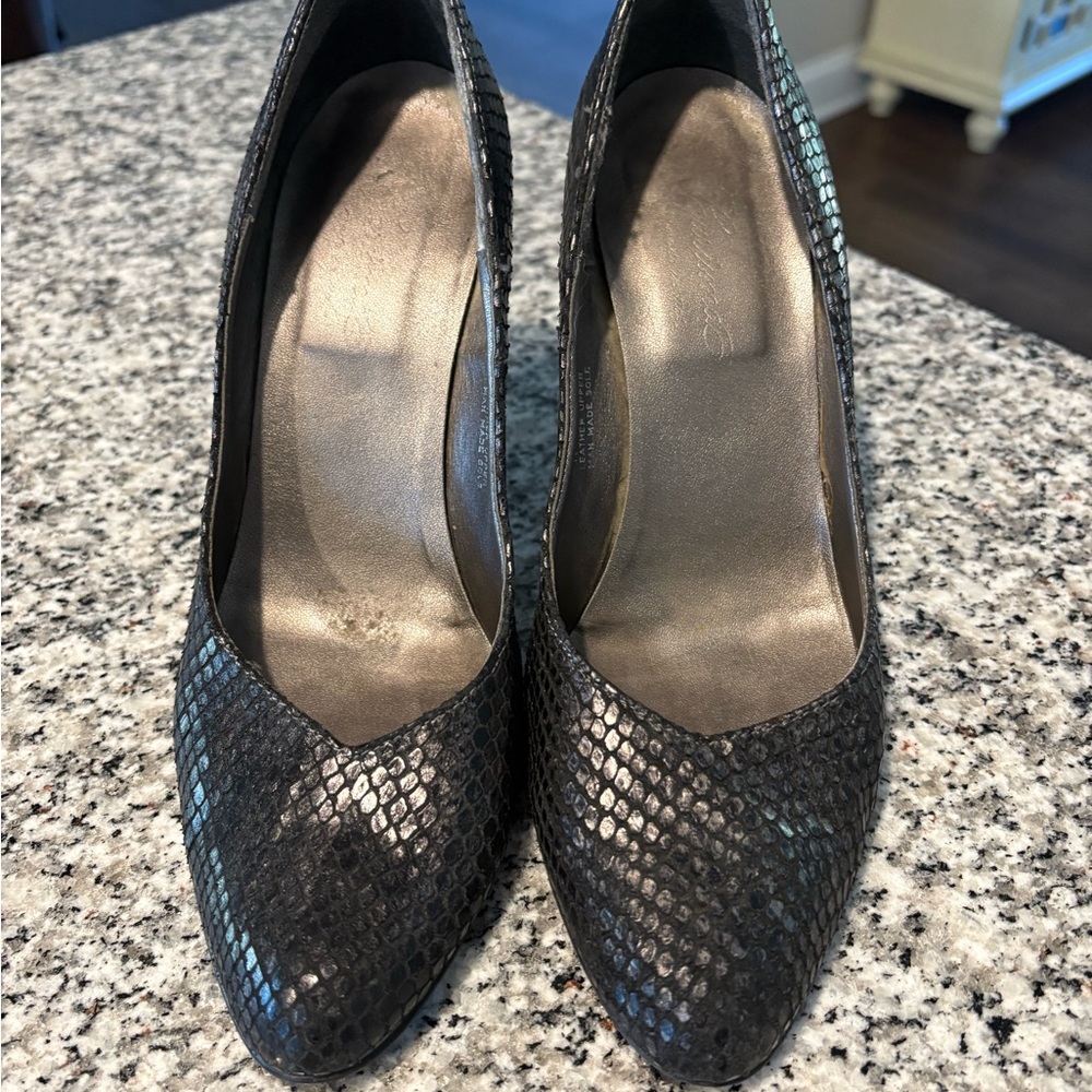 Elegant Black Italian Women's Heels